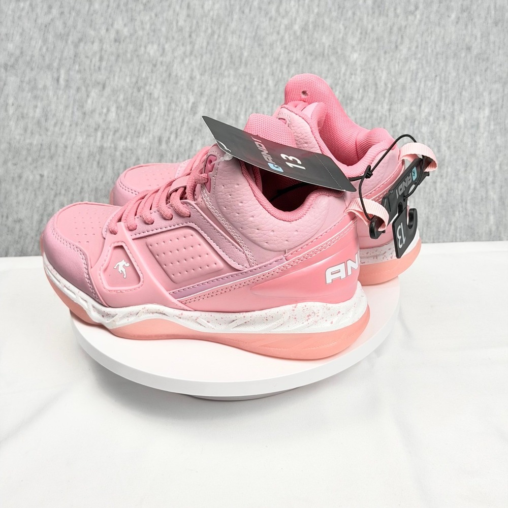 AND1 Pulse 2.0 Pink Basketball Shoes Kids Size 13 GMA143GX001 Mid Top Sneakers - Picture 5 of 7